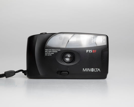 Minolta F15BF 35mm film camera (serial 42816453)