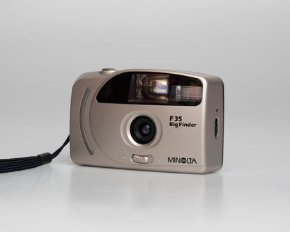 Minolta F-35 Big Finder 35mm camera w/ case (serial 78116370)