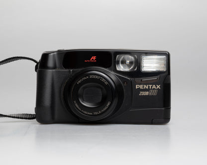 Pentax Zoom90 35mm camera w/ case (serial 6049111)