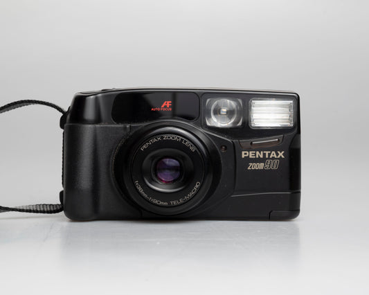 Pentax Zoom90 35mm camera w/ case (serial 6049111)