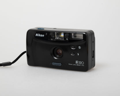Appareil photo argentique Nikon AF230 35 mm avec étui (série 7003229)
