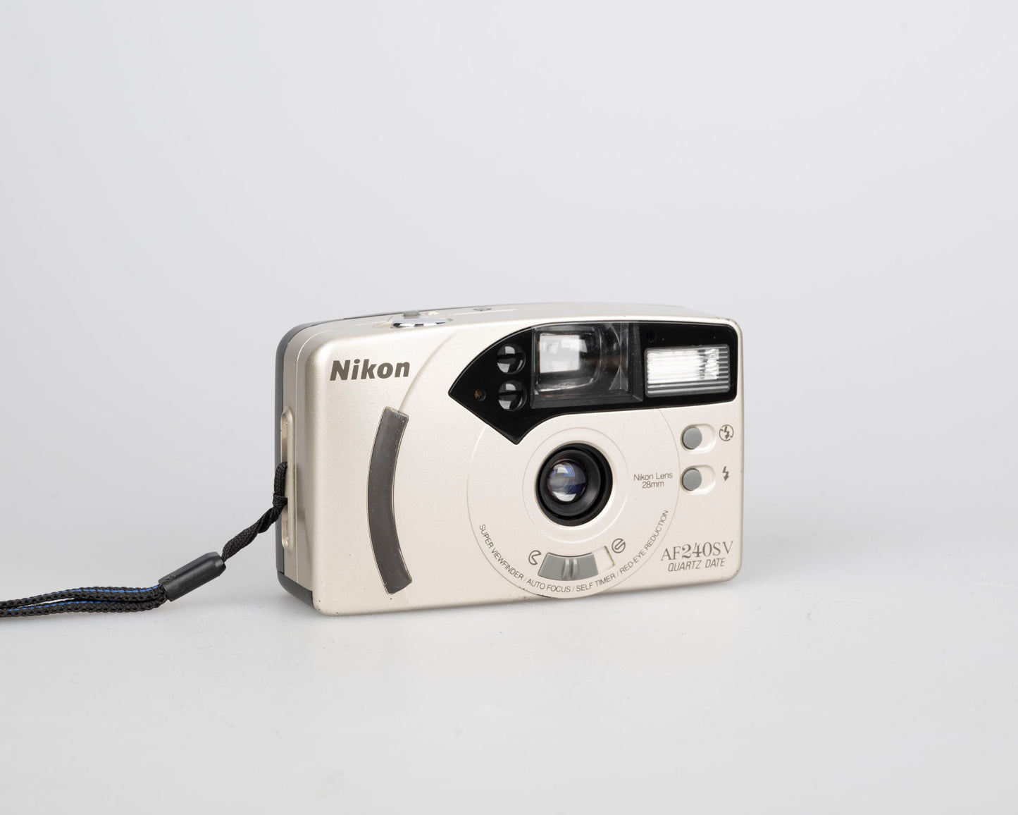 Appareil photo argentique Nikon AF240SV 35 mm avec étui (série 5805286)