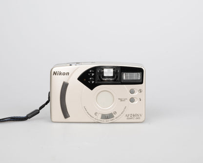 Appareil photo argentique Nikon AF240SV 35 mm avec étui (série 5805286)