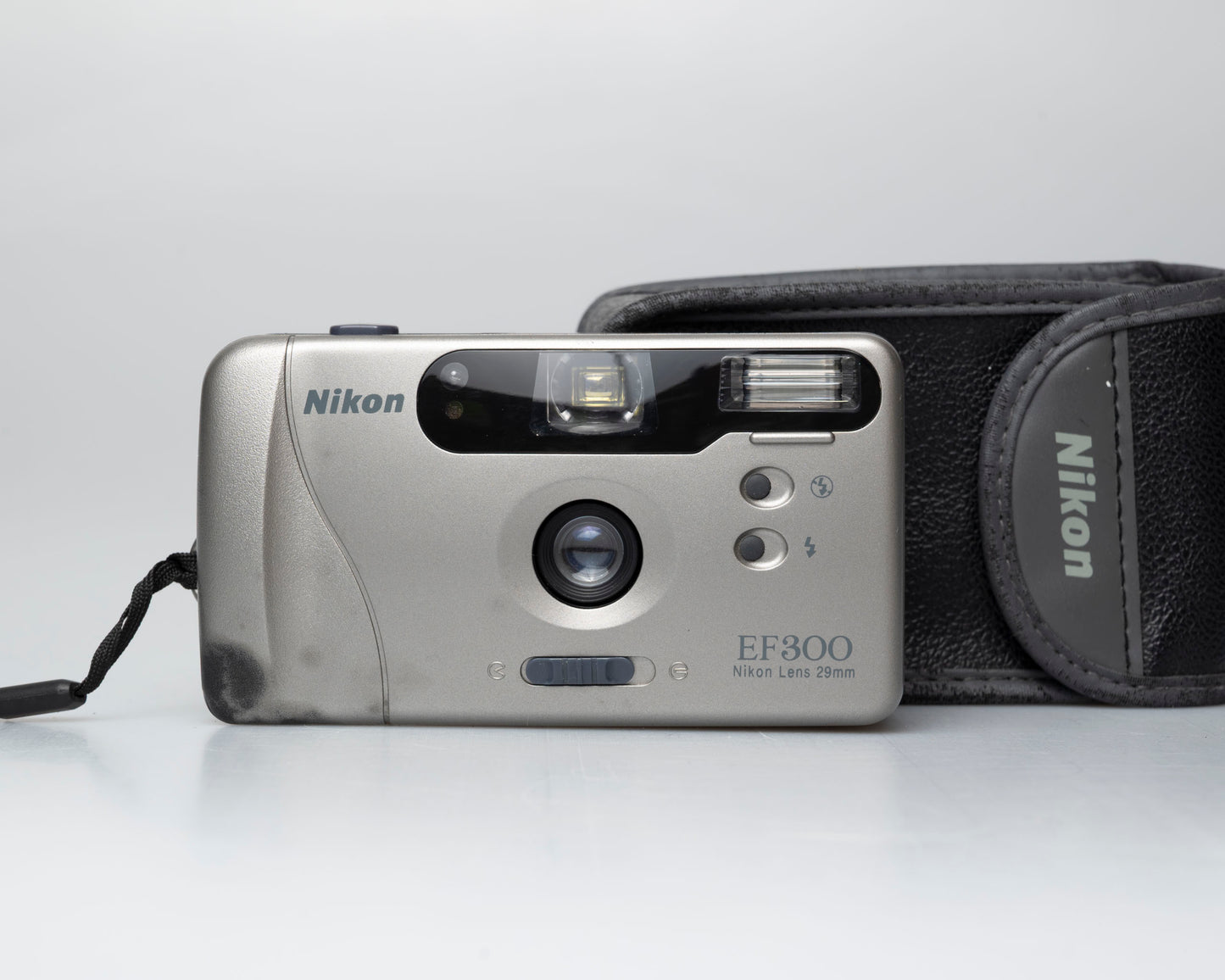 Nikon EF300 35mm camera w/ case (serial 6733294)