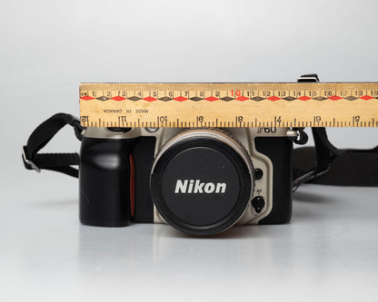 Nikon F60 35mm film SLR w/ AF Nikkor 28-80mm lens (serial 2210585)