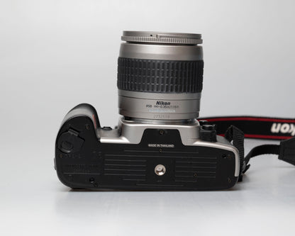 Nikon F65 (aka N65) 35mm film SLR w/ AF Nikkor 28-80mm lens (serial 2880569)