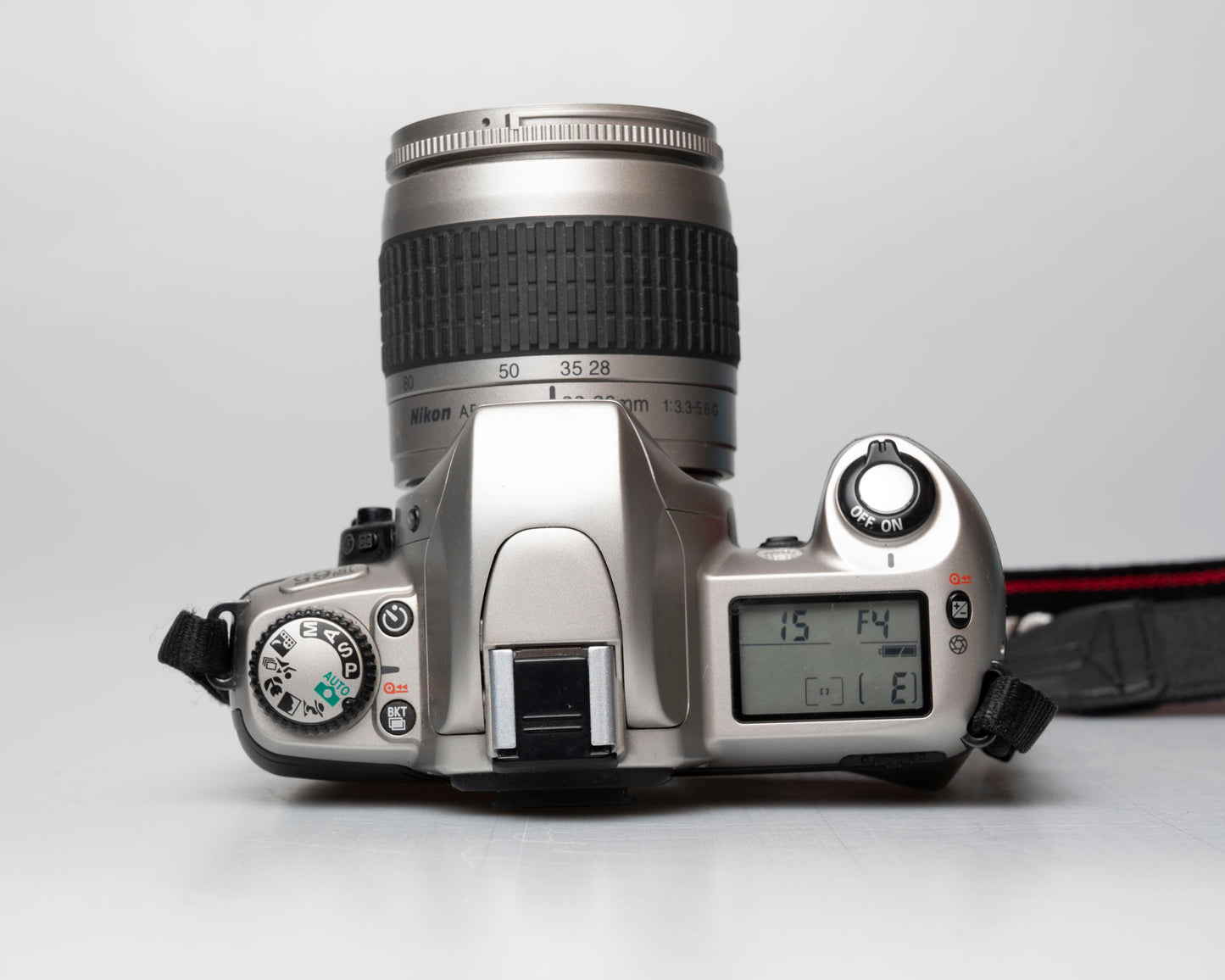 Nikon F65 (aka N65) 35mm film SLR w/ AF Nikkor 28-80mm lens (serial 2880569)