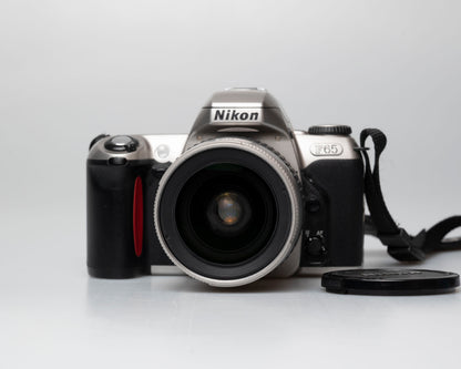Nikon F65 (aka N65) 35mm film SLR w/ AF Nikkor 28-80mm lens (serial 2880569)