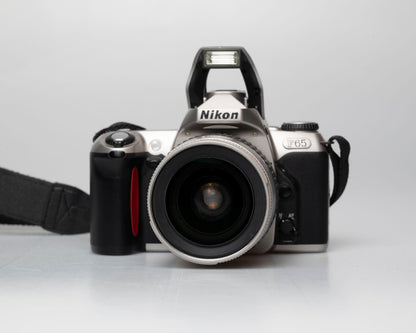 Nikon F65 (aka N65) 35mm film SLR w/ AF Nikkor 28-80mm lens (serial 2880569)