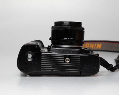 Nikon F90 35mm film SLR w/ AF Nikkor 50mm f1.8 lens (serial 2182919) | film🎞tested