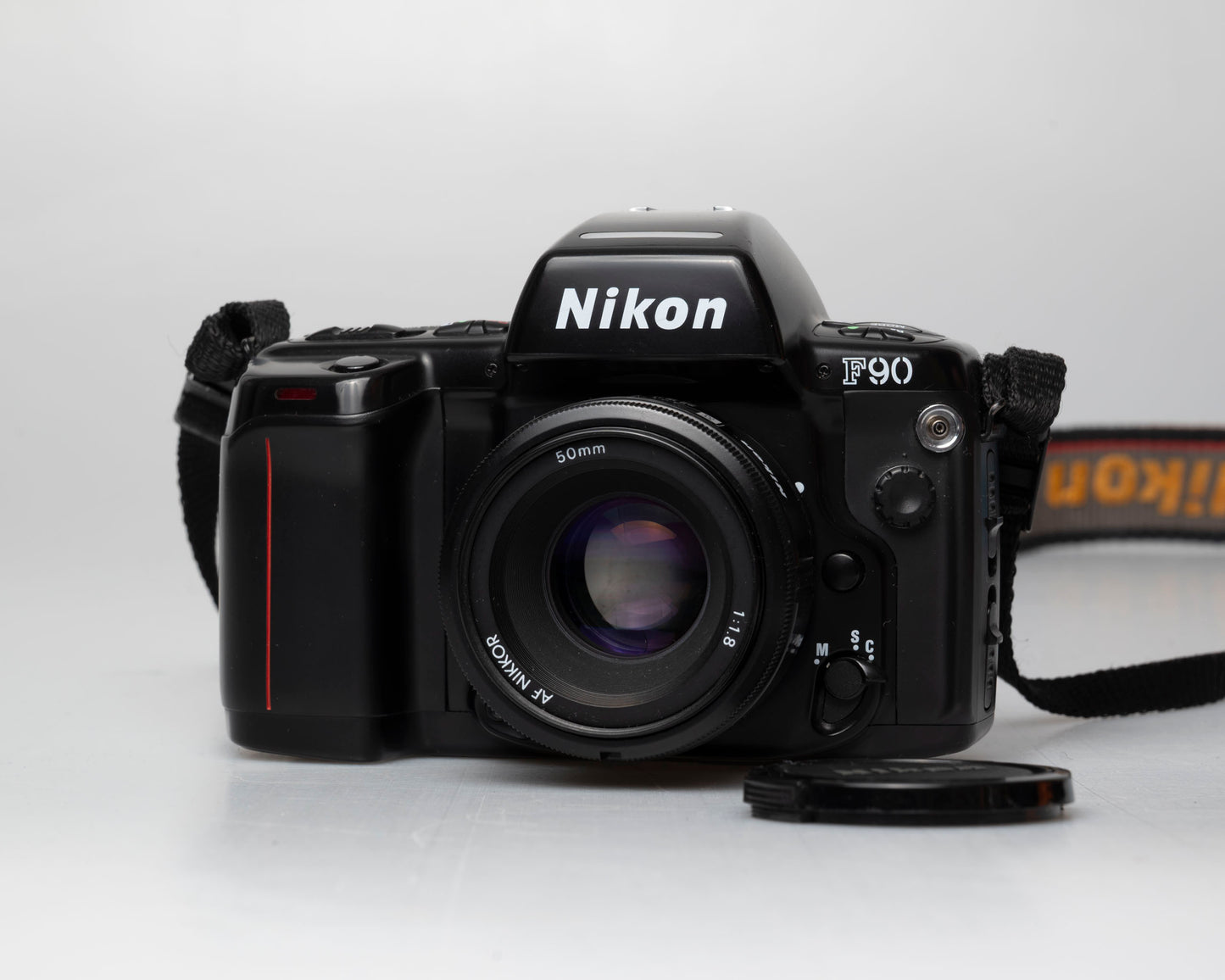 Nikon F90 35mm film SLR w/ AF Nikkor 50mm f1.8 lens (serial 2182919) | film🎞tested