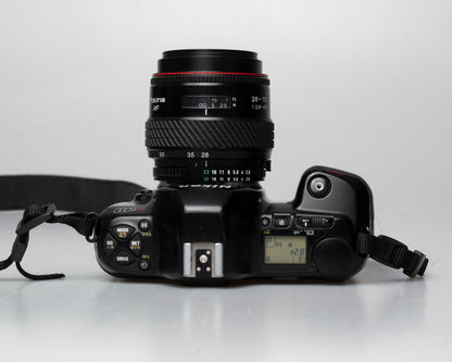 Nikon N6000 35mm film camera; top view