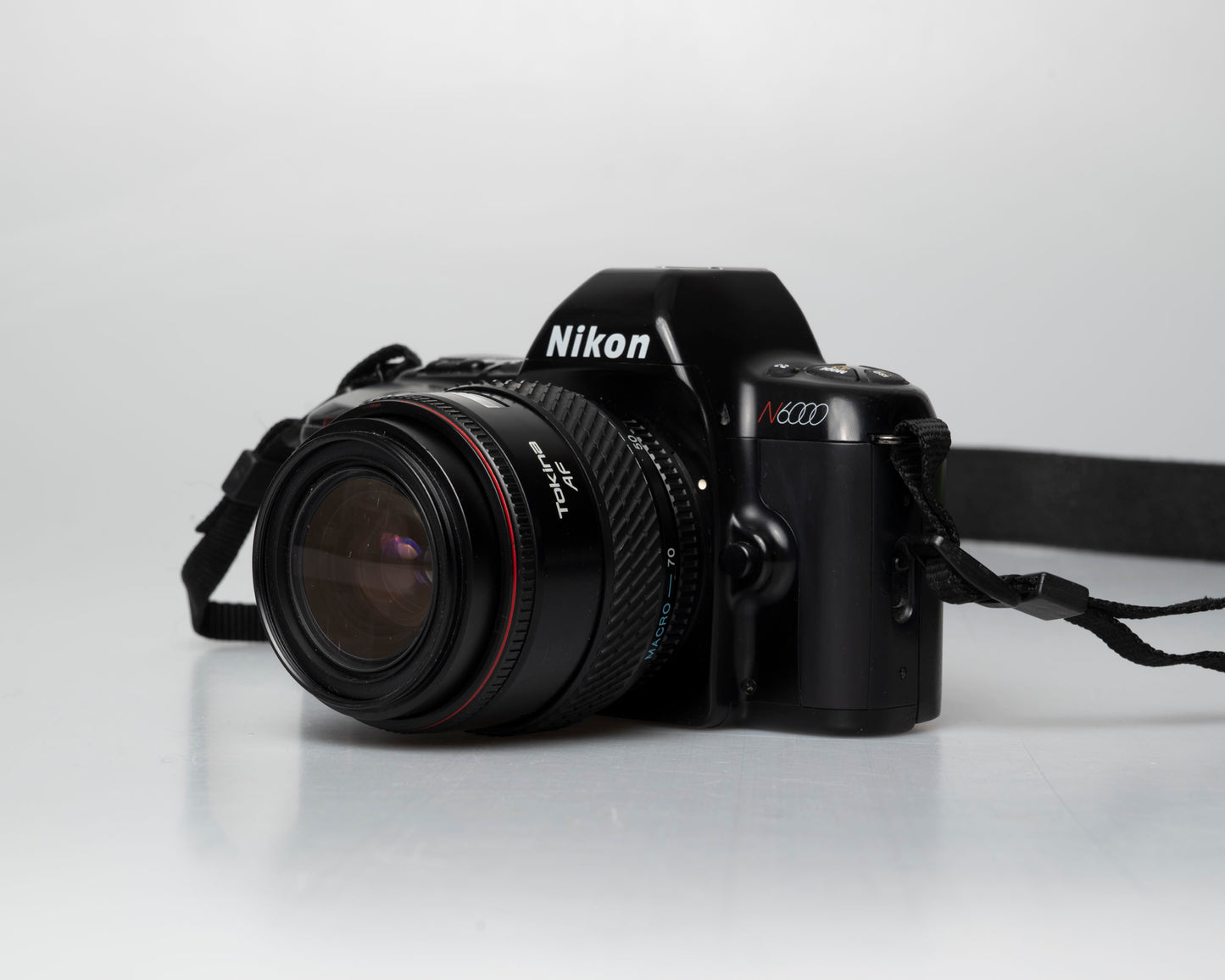 Nikon N6000 35mm film camera; side view