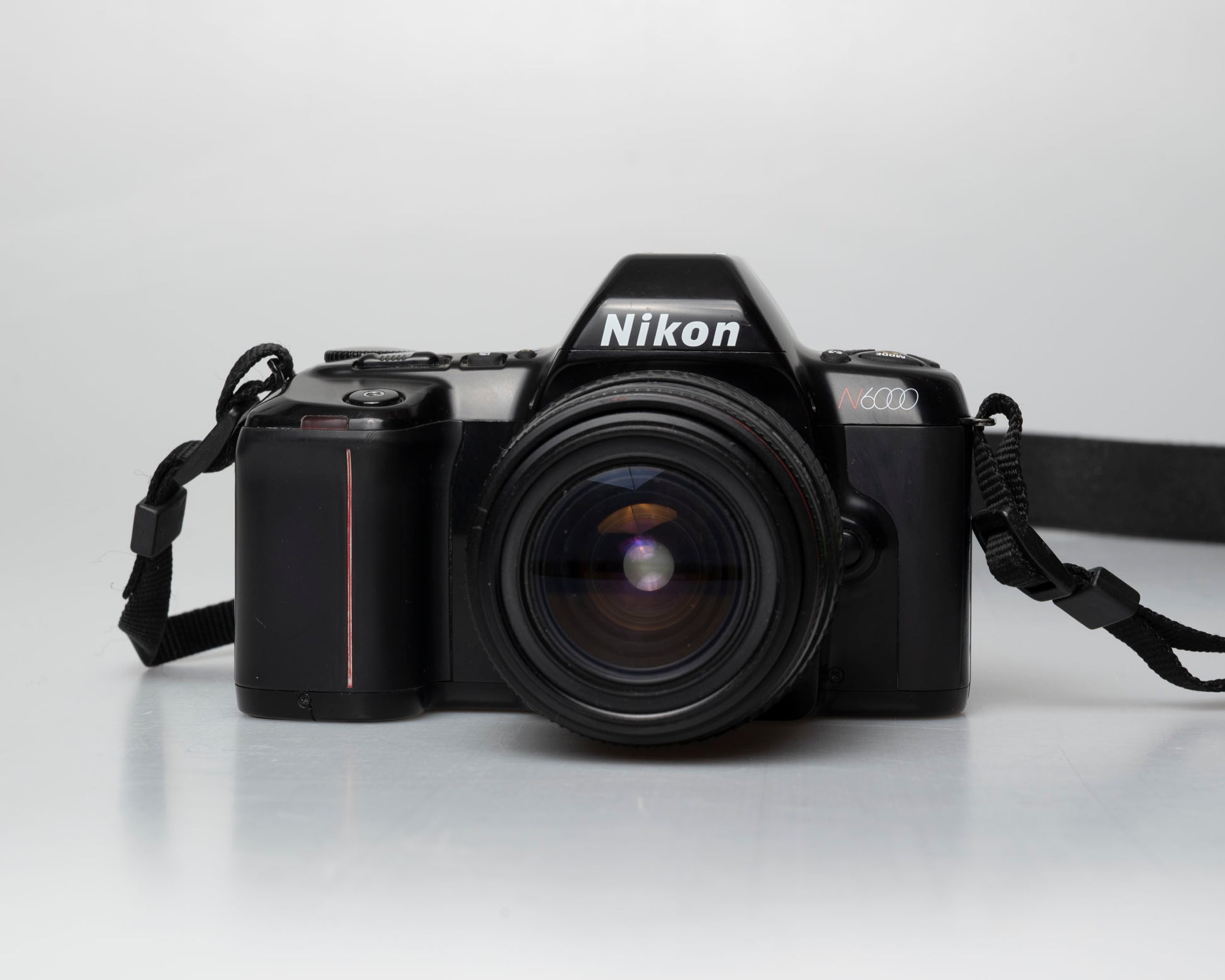 Nikon N6000 35mm film camera; front view