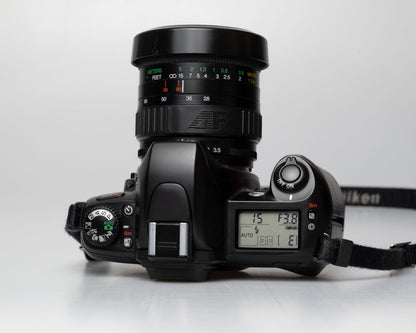 Nikon N65 35mm film SLR w/ AF Vivitar 28-80mm lens (serial 2537429)