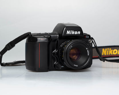 Nikon N90S 35mm film SLR w/ AF Nikkor 50mm f1.8 lens (serial 2232106) | film🎞tested