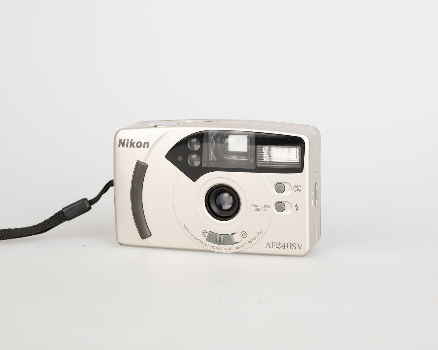 Nikon AF240SV appareil photo argentique 35mm avec étui (série 6215352)