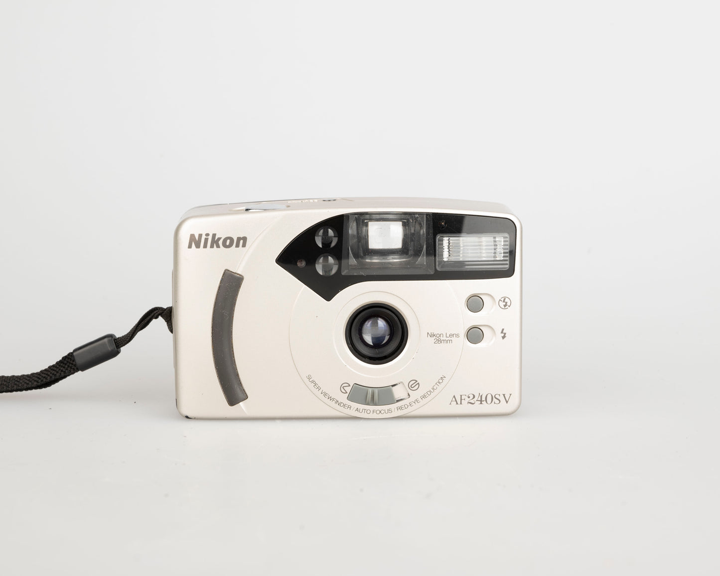 Nikon AF240SV appareil photo argentique 35mm avec étui (série 6215352)