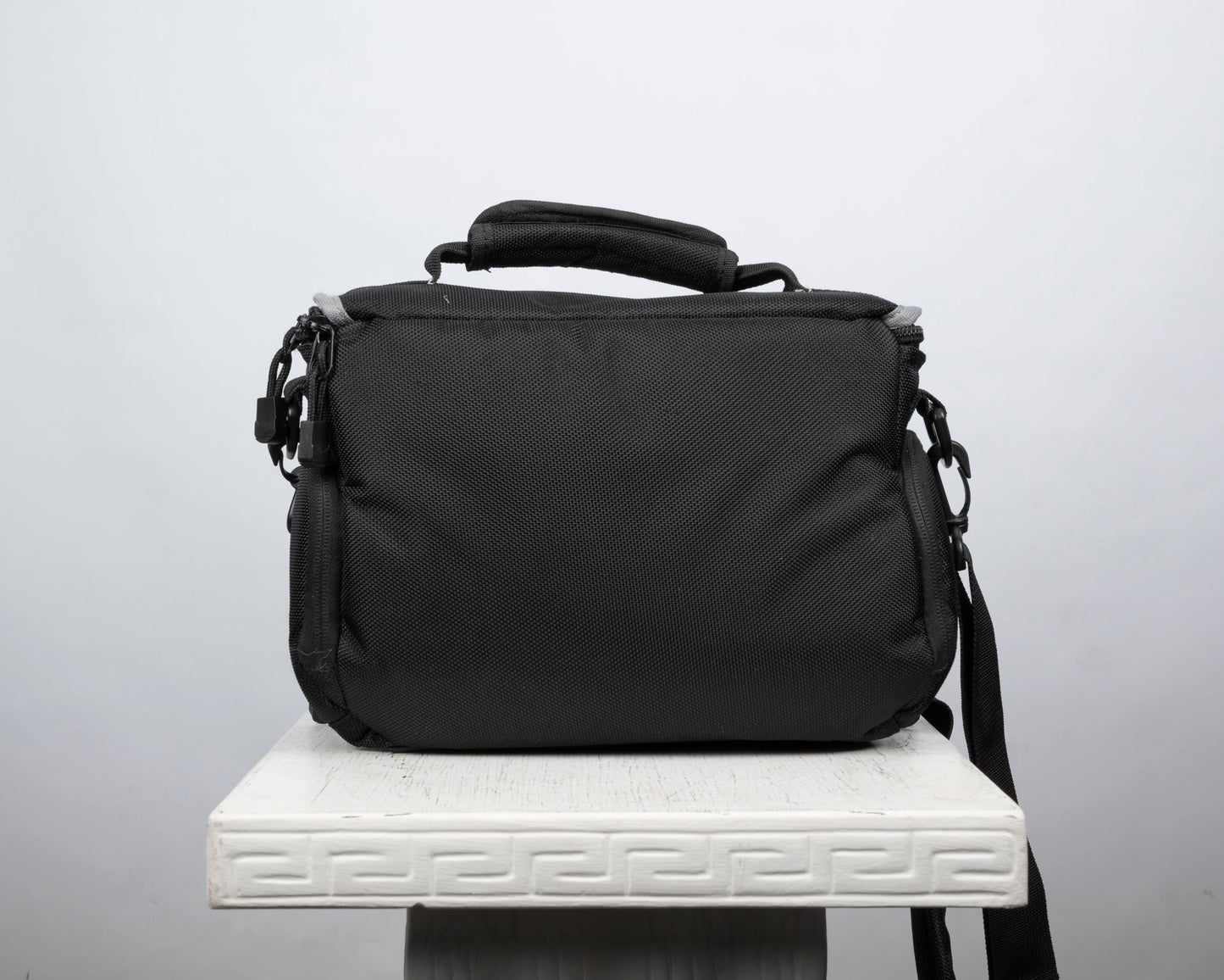 Nikon mid-sized black and grey camera bag
