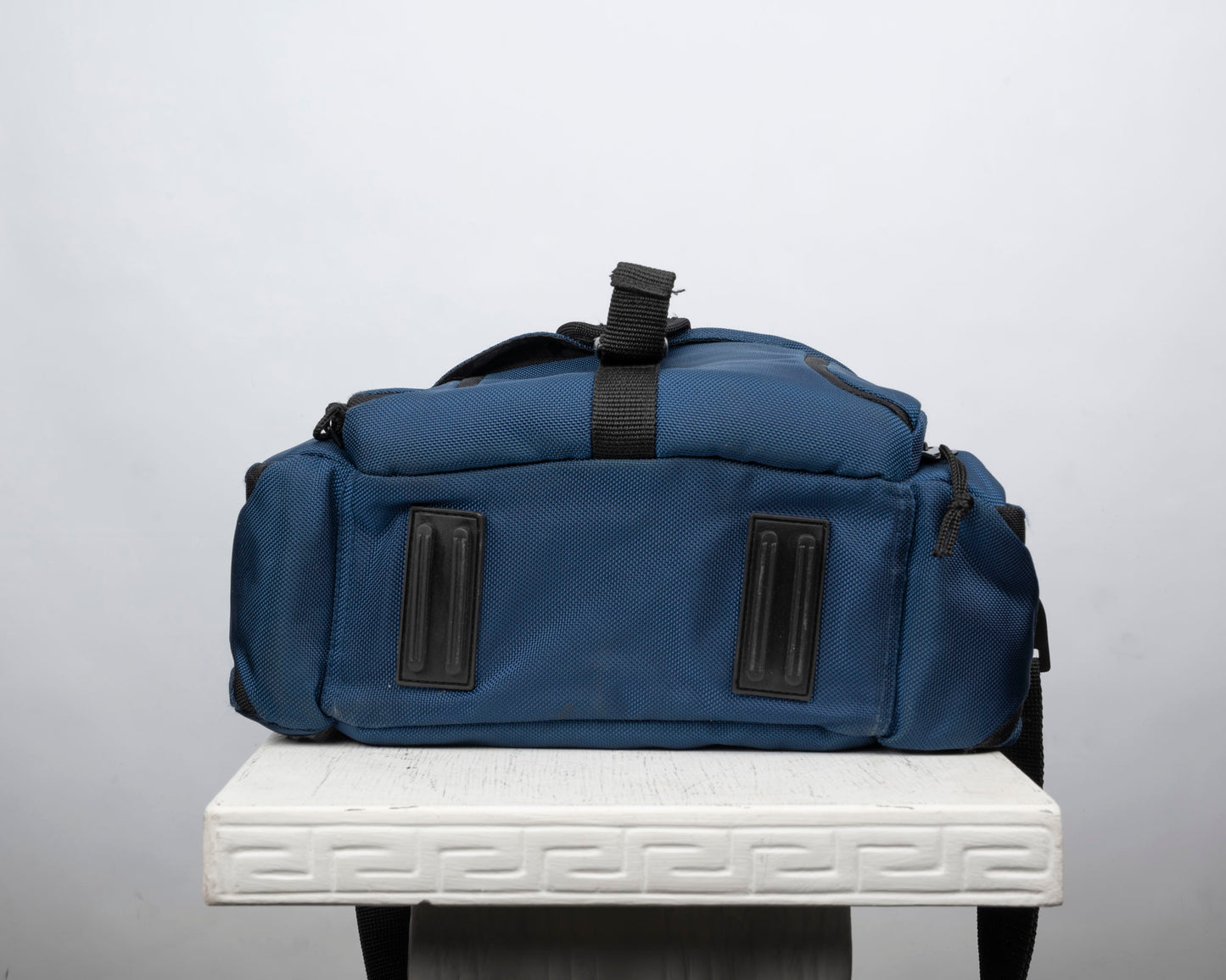 Nikon mid-sized blue and black camera bag