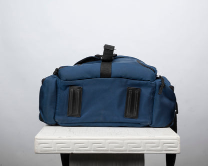 Nikon mid-sized blue and black camera bag