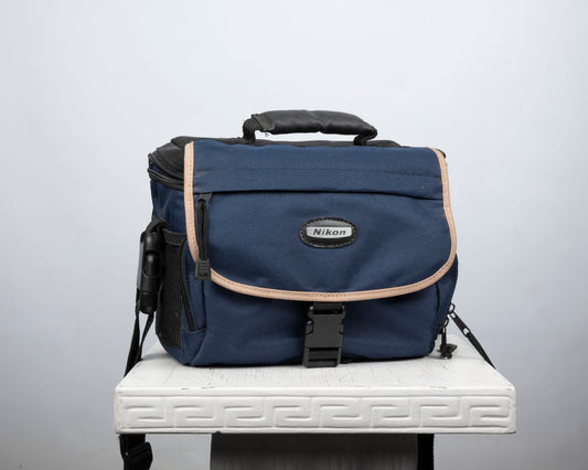 Sac photo Nikon bleu marine de taille moyenne