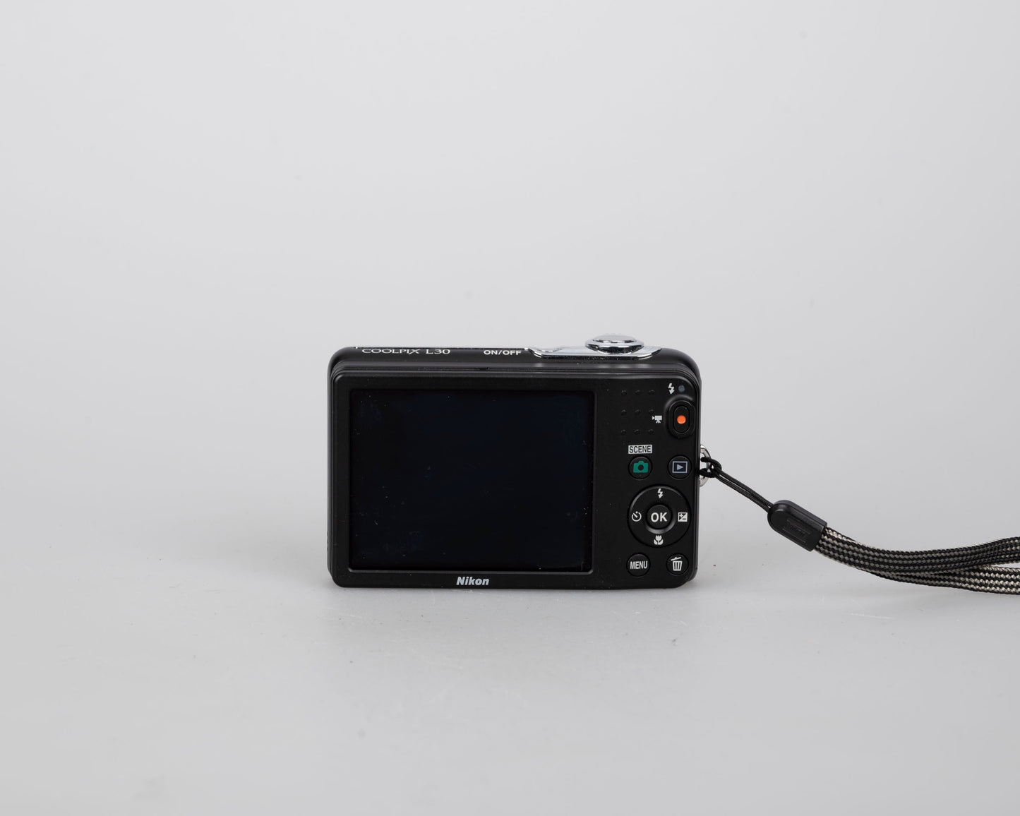 Appareil photo numérique à capteur CCD Nikon Coolpix L30 20,1 MP avec carte SD de 4 Go (utilise des piles AA)