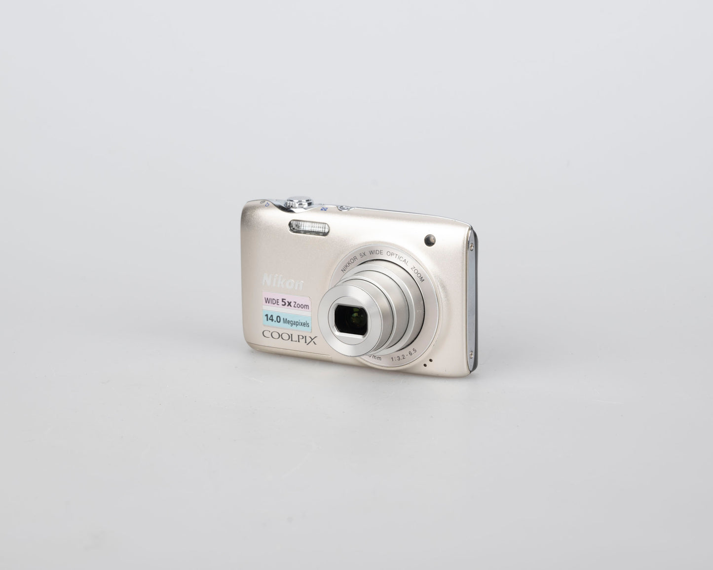Nikon Coolpix S3100 14MP digicam w/ 4GB SD card + battery + charger