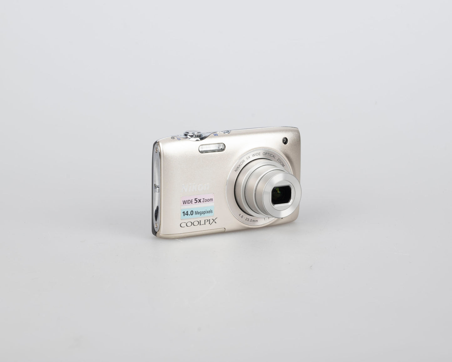 Nikon Coolpix S3100 14MP digicam w/ 4GB SD card + battery + charger