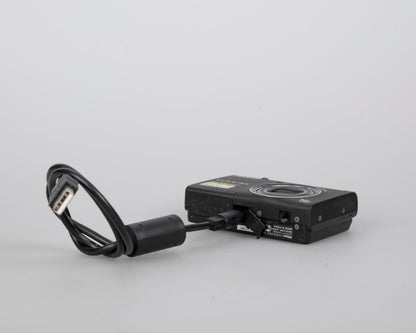 Nikon Coolpix S6100 16 MP digicam w/ battery + USB charge cable (uses SD cards)