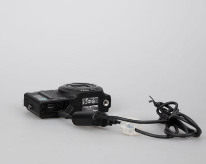 Appareil photo numérique Nikon Coolpix S9100 12,1 MP avec batterie + câble de charge USB (utilise des cartes SD)