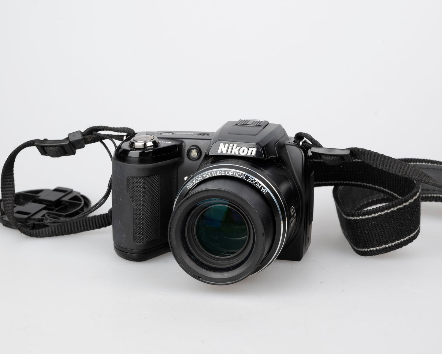 Nikon Coolpix L100 12.1 MP CCD sensor digicam (uses AA batteries + SD card)