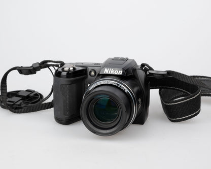Nikon Coolpix L100 12.1 MP CCD sensor digicam (uses AA batteries + SD card)