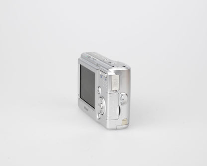 Nikon Coolpix L14 7.1 MP CCD sensor digicam (uses AA batteries and SD memory cards)