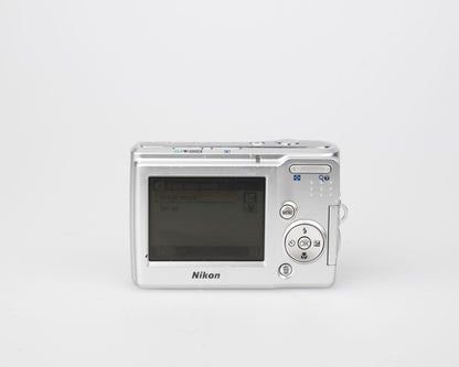 Nikon Coolpix L14 7.1 MP CCD sensor digicam (uses AA batteries and SD memory cards)
