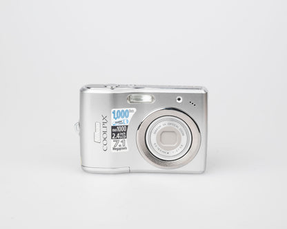 Nikon Coolpix L14 7.1 MP CCD sensor digicam (uses AA batteries and SD memory cards)