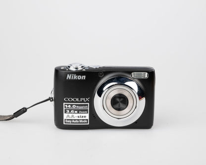 Appareil photo numérique à capteur CCD Nikon Coolpix L24 14MP avec étui (utilise des piles AA et des cartes mémoire SD)