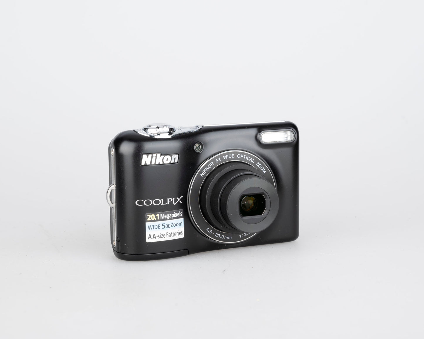 Appareil photo numérique à capteur CCD Nikon Coolpix L32 20,1 MP avec carte SD de 8 Go + étui (utilise des piles AA)