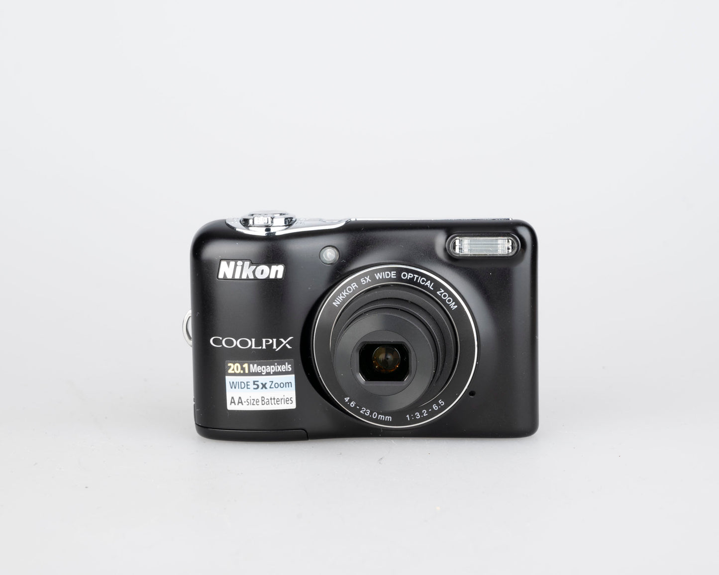 Appareil photo numérique à capteur CCD Nikon Coolpix L32 20,1 MP avec carte SD de 8 Go + étui (utilise des piles AA)