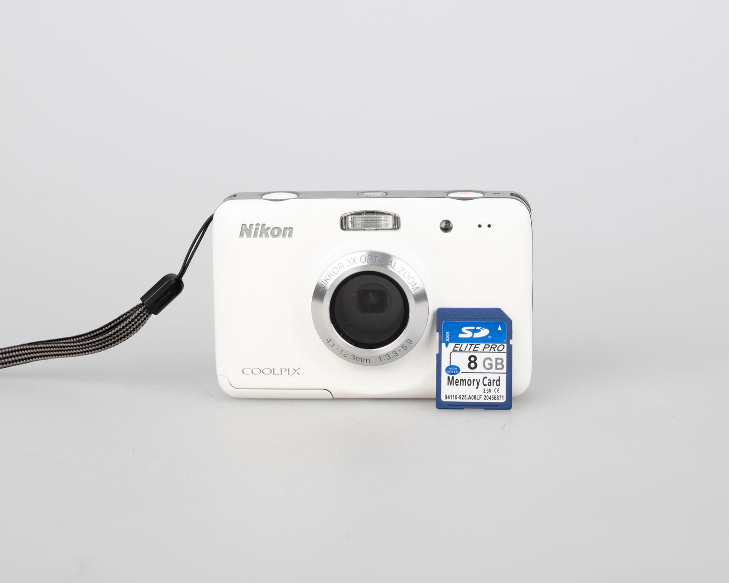 Nikon Coolpix S30 10 MP digicam w/ 8GB SD card (uses AA batteries)