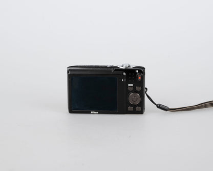 Appareil photo numérique Nikon Coolpix S3100 14MP avec carte SD 8 Go + batterie + chargeur (jaune-vert)