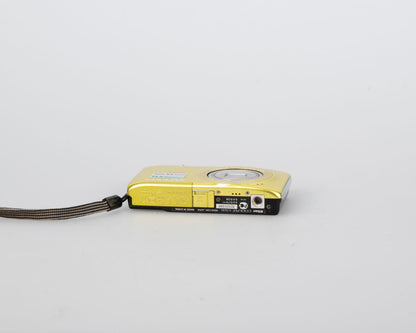 Appareil photo numérique Nikon Coolpix S3100 14MP avec carte SD 8 Go + batterie + chargeur (jaune-vert)