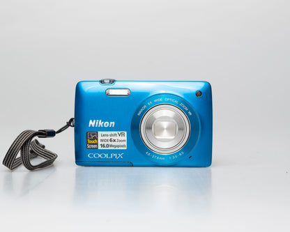 Nikon Coolpix S4300 16MP digicam w/ 8GB SD card + battery + charger (serial 50004782)