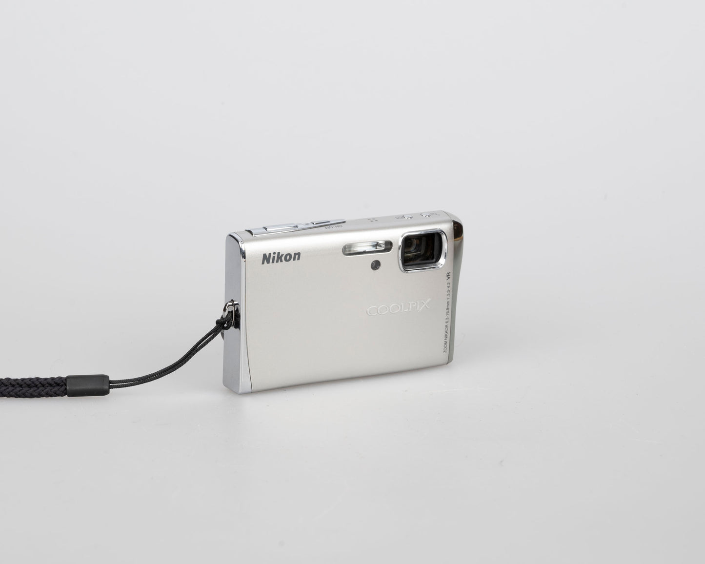 Nikon Coolpix S51C 8.1 MP digicam w/ 4GB SD card + battery + charger + manuals