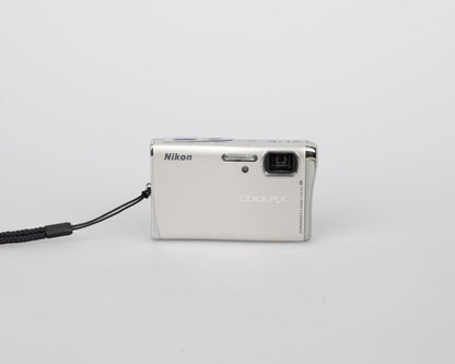 Nikon Coolpix S51C 8.1 MP digicam w/ 4GB SD card + battery + charger + manuals