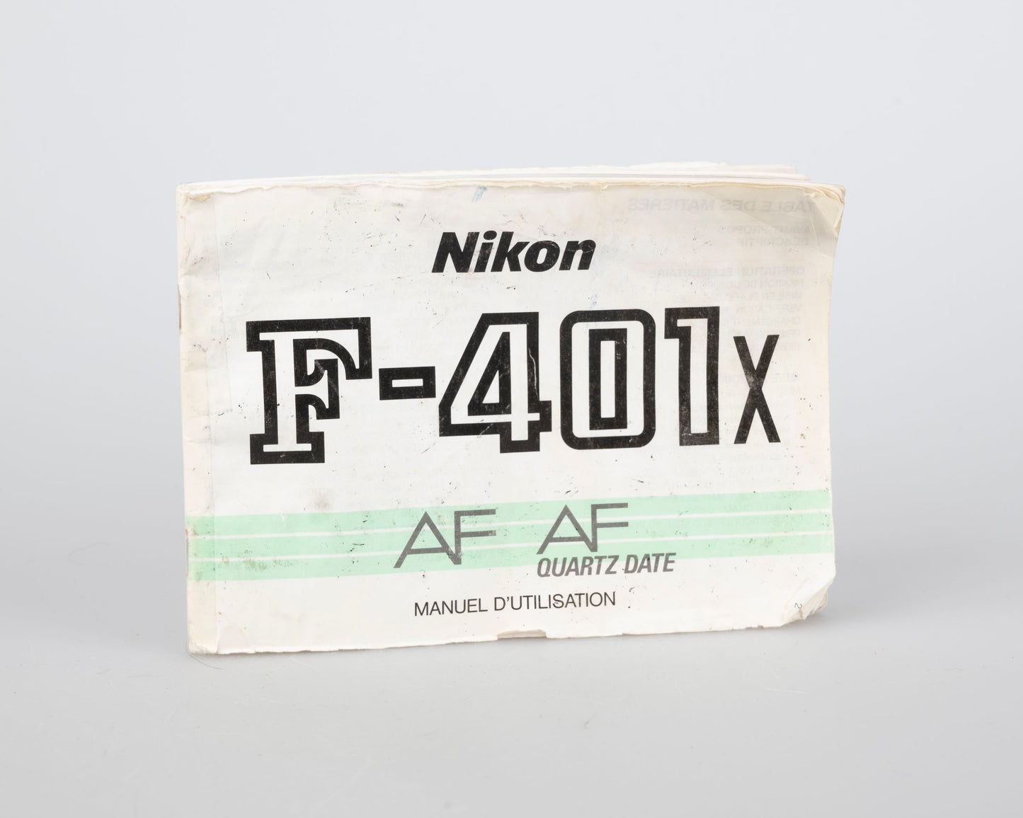 Nikon F-401X reflex argentique 35 mm avec objectif AF Nikkor 35-70 mm (série 2310817)