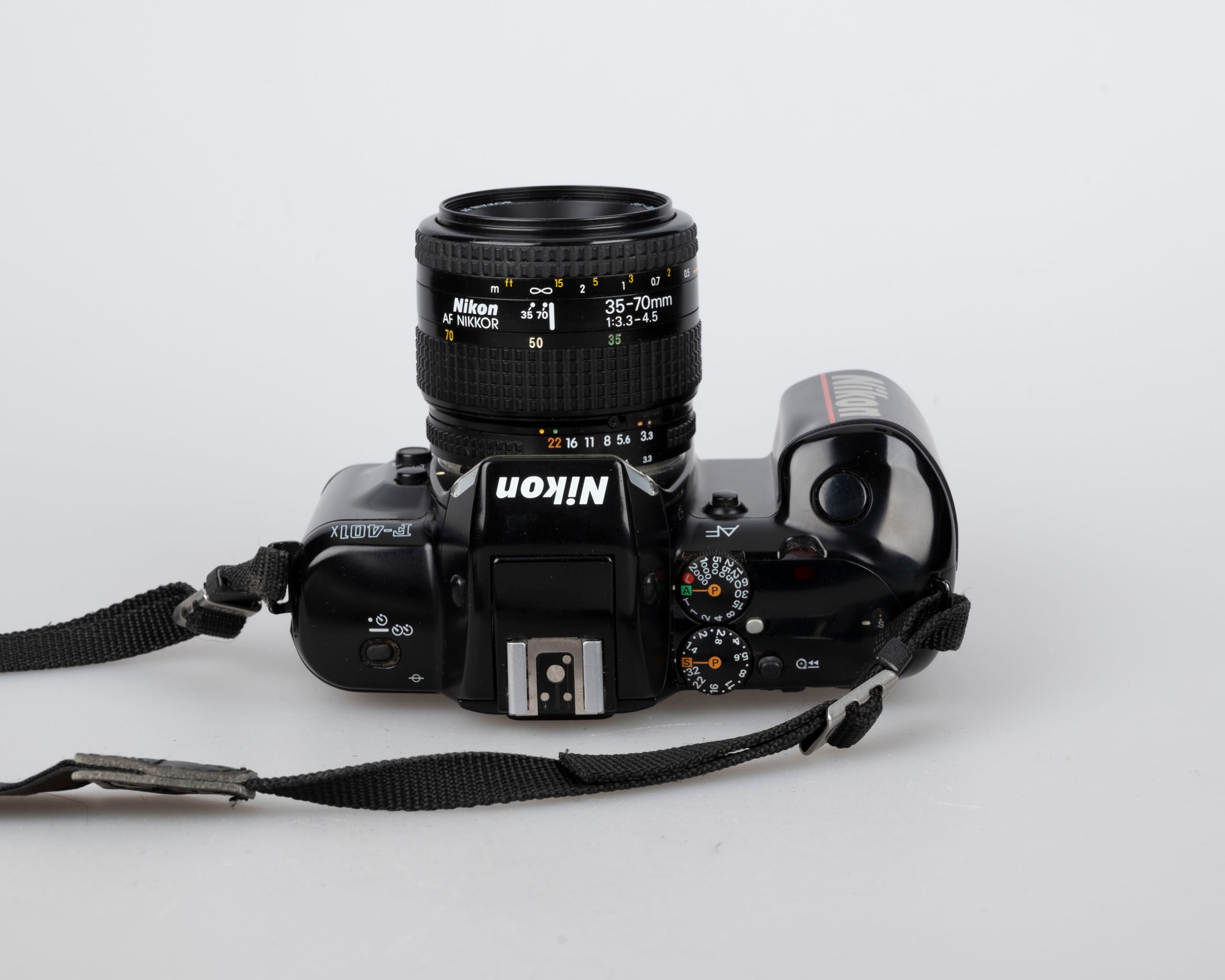 Nikon F-401X 35mm film SLR w/ AF Nikkor 35-70mm lens (serial