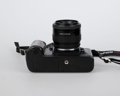 Nikon F-401X reflex argentique 35 mm avec objectif AF Nikkor 35-70 mm (série 2310817)