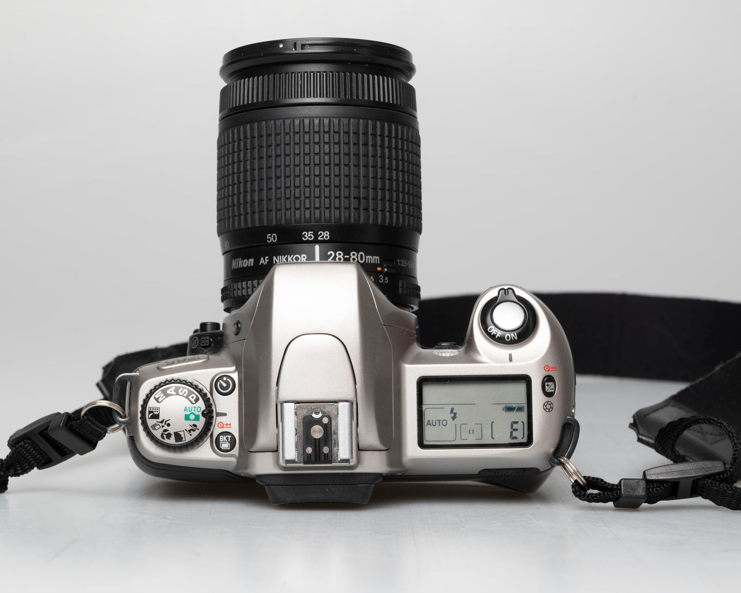 Nikon F65 (aka N65) 35mm film SLR w/ AF Nikkor 28-80mm lens (serial 2941044)