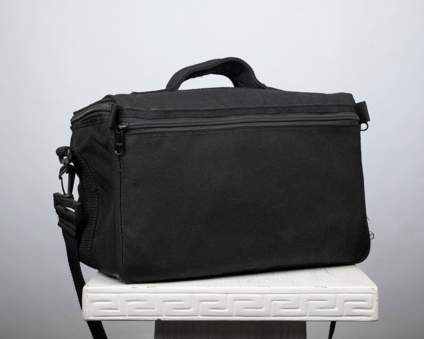 Nikon black and yellow large camera bag